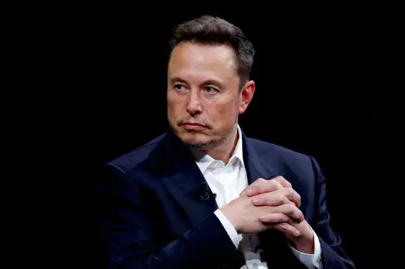 Photo of Elon Musk, Chief Executive Officer of SpaceX and Tesla and owner of X
